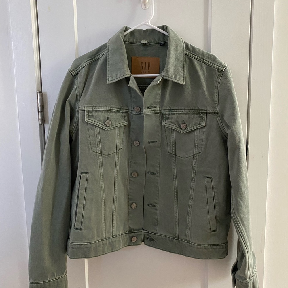 Gap Mineral Green Jean Denim Jacket (M)